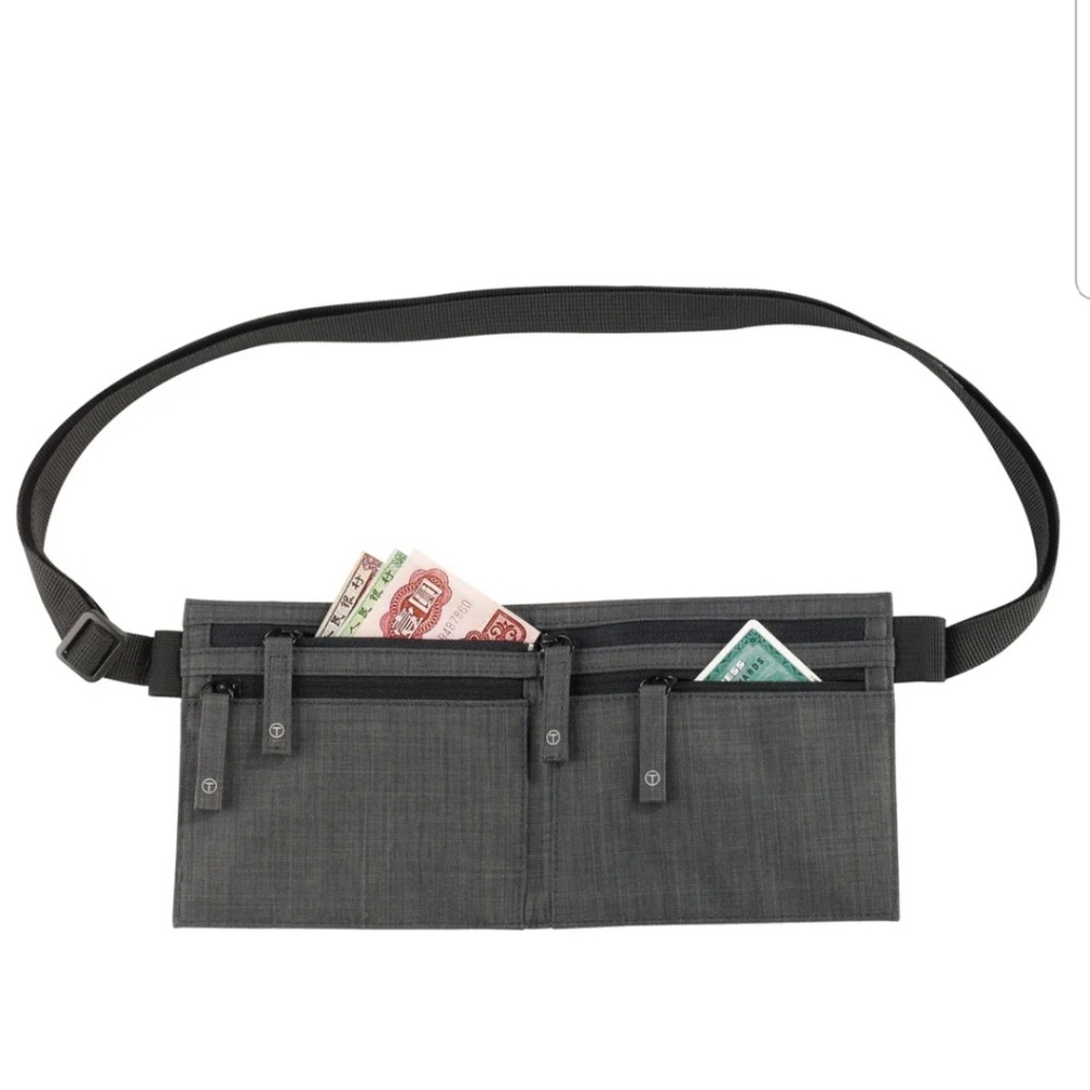 Tech by Tumi Luggage Waist Stash, Charcoal